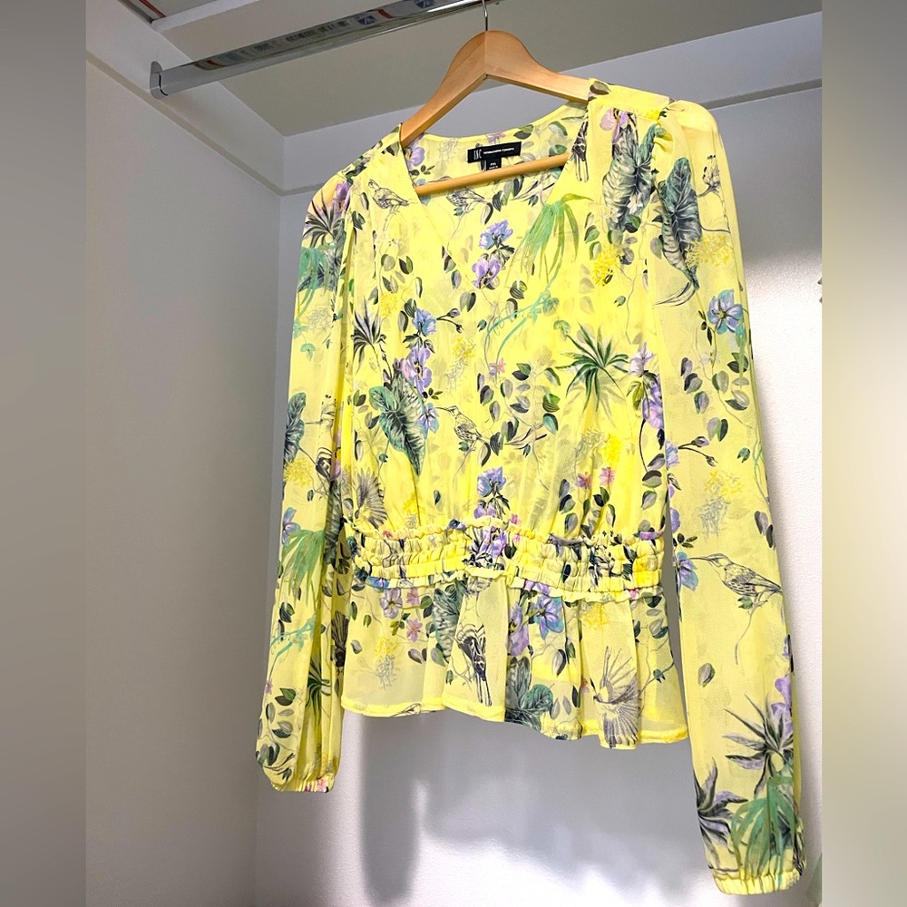 Breathable V Neck Blouse, NWT